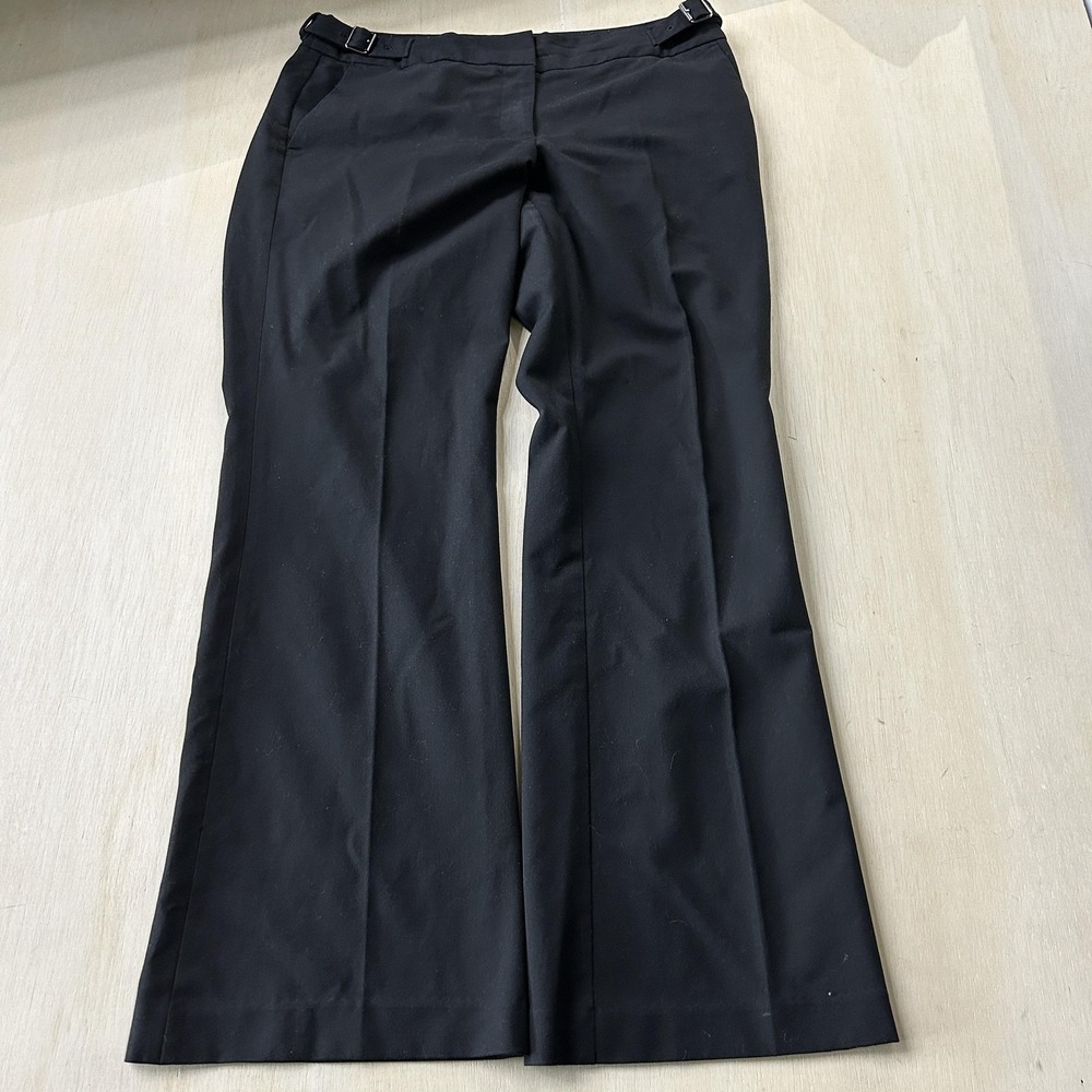 Ann Taylor LOFT Dress Pants Womens 10P Black Julie Trouser Petite Work Office